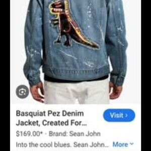 Sean John Basquiat Pez Denim Jacket
